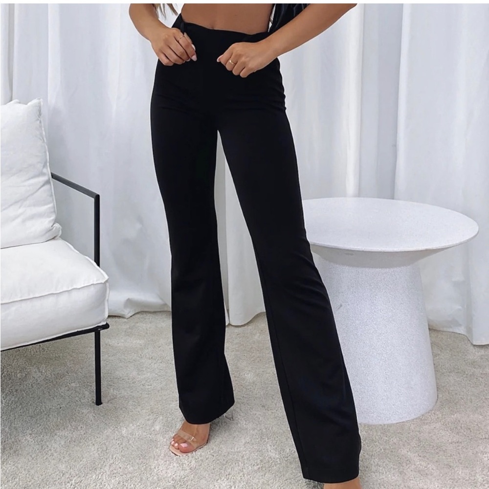 White fox boutique fearless black pants